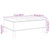 vidaXL Υποπόδιο Σκούρο Γκρι 77x55x31 εκ. Βελούδινο