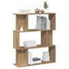 vidaXL Ντουλάπι βιβλίων Artisan Oak 80x24x96 cm Κατασκευασμένο ξύλο
