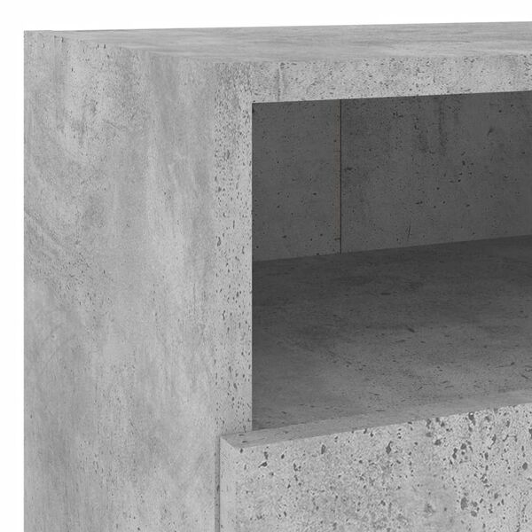 vidaXL Έπιπλο Τοίχου Τηλεόρασης Γκρι Σκυρ. 40x30x30 εκ. Επεξ. Ξύλο