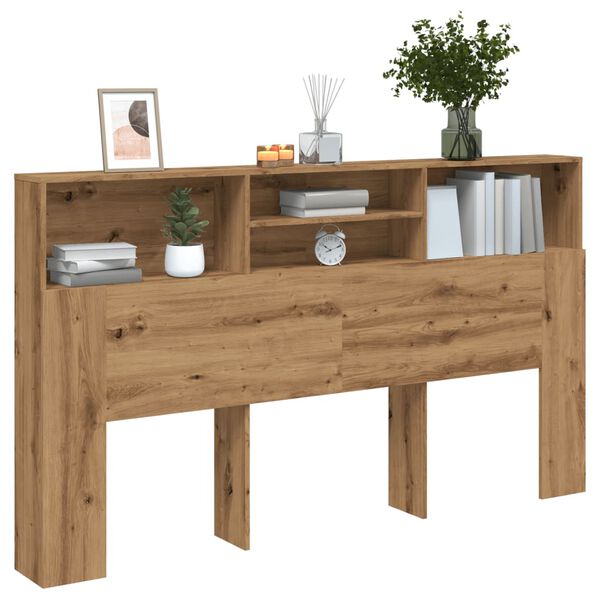 vidaXL Ντουλάπι κεφαλάρι Artisan Oak Κατασκευασμένο ξύλο