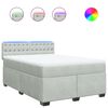 vidaXL &Kappa;&rho;&epsilon;&beta;ά&tau;&iota; Boxspring &mu;&epsilon; &Sigma;&tau;&rho;ώ&mu;&alpha; &Alpha;&nu;&omicron;&iota;&chi;&tau;ό &Gamma;&kappa;&rho;&iota; 160x200 &epsilon;&kappa;. &Beta;&epsilon;&lambda;&omicron;ύ&delta;&iota;&nu;&omicron;