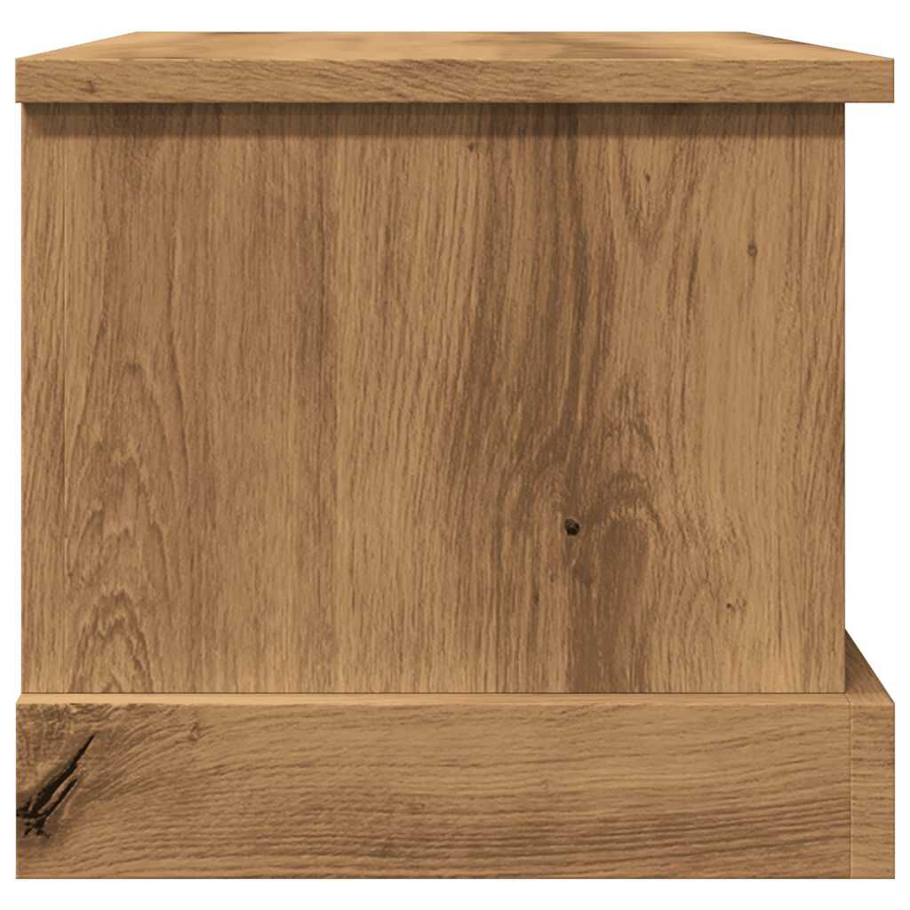 vidaXL Κουτί Αποθήκευσης Αρτισιανή Δρυς 30x50x28 εκ. Επεξ.Ξύλο