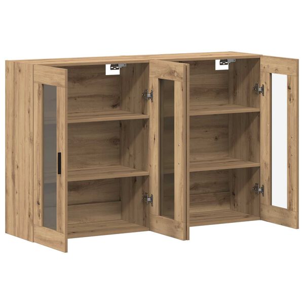 vidaXL Ντουλάπια Τοίχου 2 Τεμάχια Artisan Δρυς 69.5 x 34 x 90 cm, Τεχνητό Ξύλο