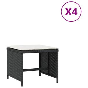 vidaXL &Sigma;&kappa;&alpha;&mu;&pi;ό &Kappa;ή&pi;&omicron;&upsilon; 4 &tau;&epsilon;&mu;. &Mu;&alpha;ύ&rho;&alpha; 41x41x36 &Sigma;&upsilon;&nu;&theta;&epsilon;&tau;&iota;&kappa;ό &Rho;&alpha;&tau;ά&nu; &mu;&epsilon; &Mu;&alpha;&xi;&iota;&lambda;ά&rho;&iota;&alpha;