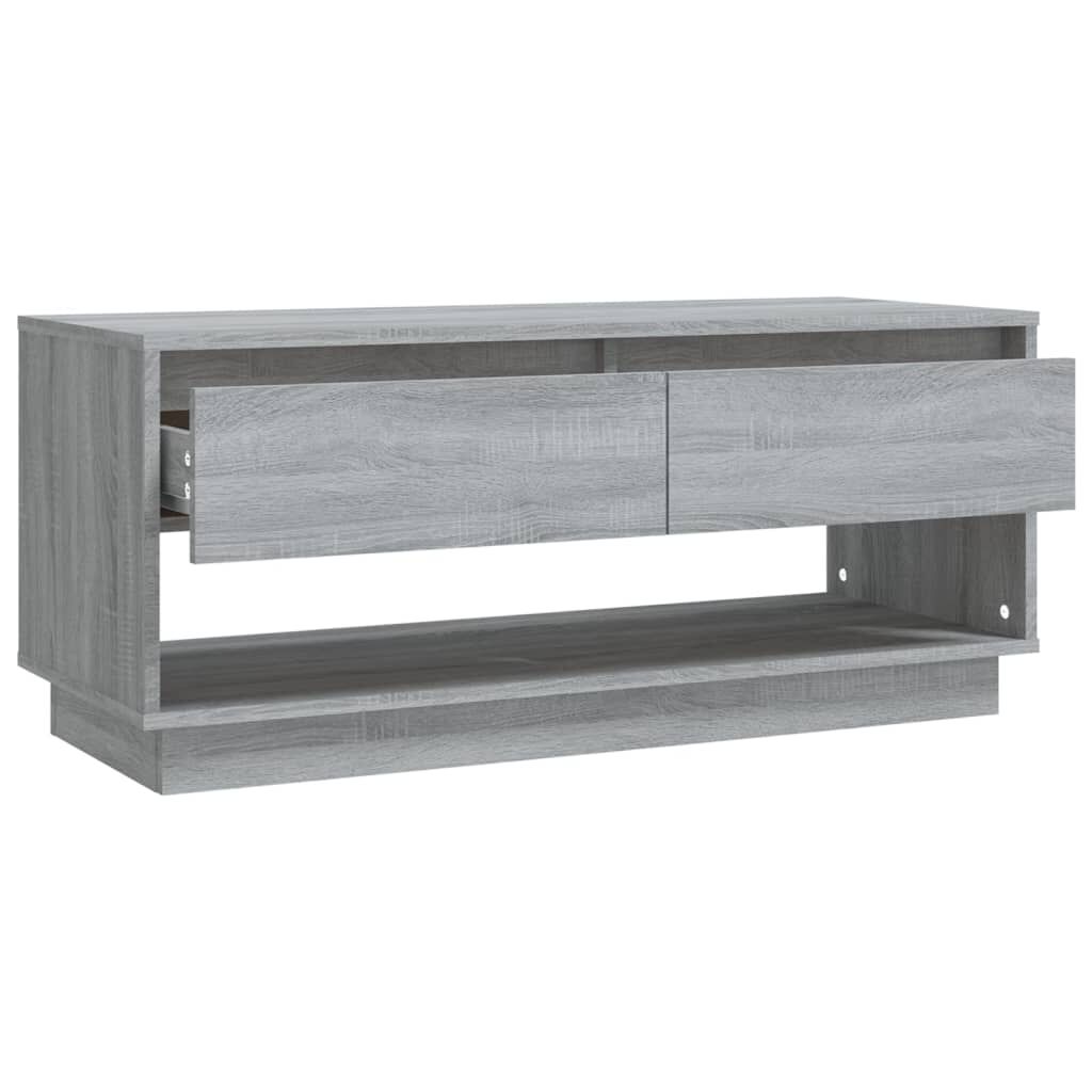 vidaXL Έπιπλο Τηλεόρασης Γκρι Sonoma 102x41x44 εκ. από Επεξεργ. Ξύλο
