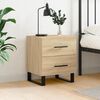 vidaXL Κομοδίνο Sonoma Δρυς 40 x 35 x 47,5 εκ. από Επεξεργασμένο Ξύλο