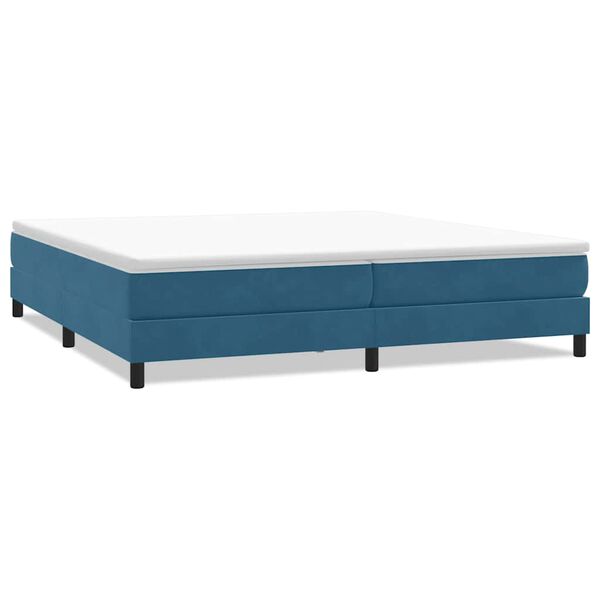 vidaXL Box Spring &Kappa;&rho;&epsilon;&beta;ά&tau;&iota; &chi;&omega;&rho;ί&sigmaf; &sigma;&tau;&rho;ώ&mu;&alpha; &Sigma;&kappa;&omicron;ύ&rho;&omicron; &mu;&pi;&lambda;&epsilon; 200x220cm &Beta;&epsilon;&lambda;&omicron;ύ&delta;&iota;&nu;&omicron;