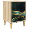 vidaXL &Kappa;&omicron;&mu;&omicron;&delta;ί&nu;&omicron; WIJHE Sonoma &Delta;&rho;&upsilon;&sigmaf; 36 x 33 x 50 &epsilon;&kappa;. &Epsilon;&pi;&epsilon;&xi;&epsilon;&rho;&gamma;&alpha;&sigma;&mu;έ&nu;&omicron; &Xi;ύ&lambda;&omicron;