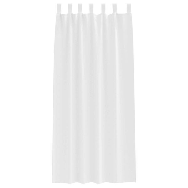 vidaXL Κουρτίνες 2 pcs Καθαρό Λευκό 260 x 140 εκ. Πολυεστέρας