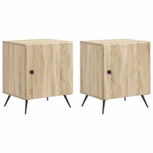 vidaXL &Kappa;&omicron;&mu;&omicron;&delta;ί&nu;&omicron; 2 pcs Sonoma &Delta;&rho;&upsilon;&sigmaf; 43 x 34,5 x 50 &epsilon;&kappa; &Epsilon;&pi;&epsilon;&xi;&epsilon;&rho;&gamma;&alpha;&sigma;&mu;έ&nu;&omicron; &Xi;ύ&lambda;&omicron;