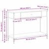 vidaXL Τραπέζι κονσόλας Other Παλαιό ξύλο 100 x 34.5 x 75 εκ.