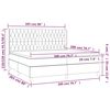 vidaXL &Kappa;&rho;&epsilon;&beta;ά&tau;&iota; Boxspring &mu;&epsilon; &Sigma;&tau;&rho;ώ&mu;&alpha; Taupe 200x200 &epsilon;&kappa;. &Upsilon;&phi;&alpha;&sigma;&mu;ά&tau;&iota;&nu;&omicron;