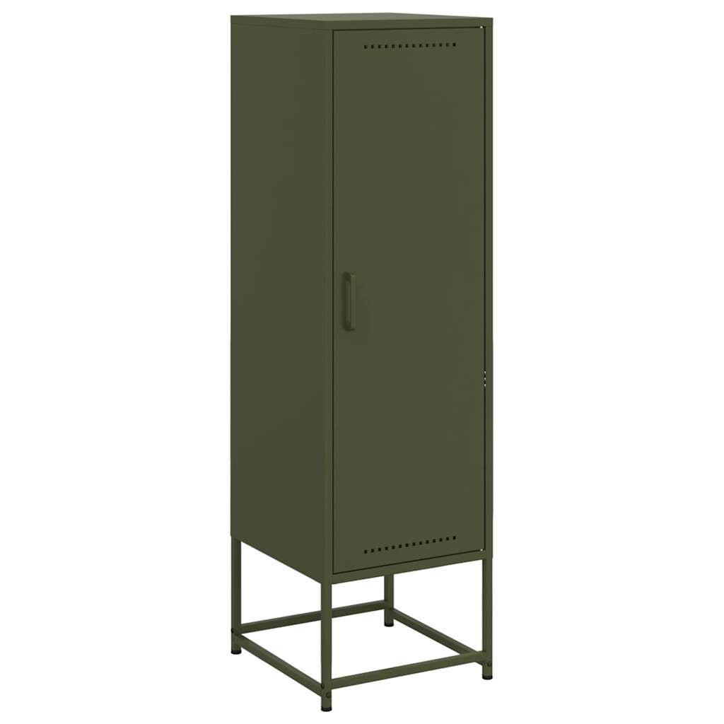 vidaXL Ντουλάπι Πράσινο Λαδί 36x39x123 εκ. από Ατσάλι