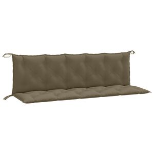 vidaXL &Mu;&alpha;&xi;&iota;&lambda;ά&rho;&iota;&alpha; &Pi;ά&gamma;&kappa;&omicron;&upsilon; &Kappa;ή&pi;&omicron;&upsilon; 2 &tau;&epsilon;&mu;. Taupe &Mu;&epsilon;&lambda;&alpha;&nu;&zeta;έ 180x50x7 &epsilon;&kappa;. Ύ&phi;.