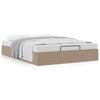 vidaXL Οθωμανικό κρεβάτι χωρίς στρώμα Cappucino 80x200 cm Faux Leather