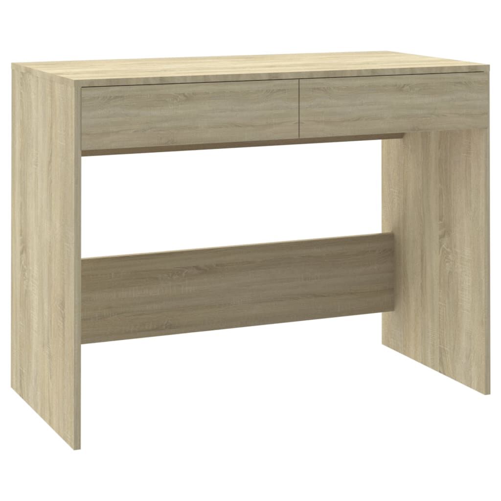 vidaXL Γραφείο Sonoma Δρυς 101x50x76,5 εκ. από Επεξεργασμένο Ξύλο