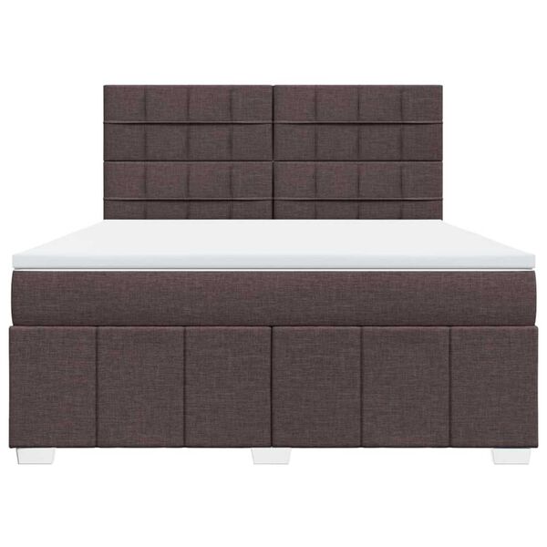vidaXL &Kappa;&rho;&epsilon;&beta;ά&tau;&iota; Boxspring &mu;&epsilon; &Sigma;&tau;&rho;ώ&mu;&alpha; &Sigma;&kappa;&omicron;ύ&rho;&omicron; &Kappa;&alpha;&phi;έ 180x200 &epsilon;&kappa; &Upsilon;&phi;&alpha;&sigma;&mu;ά&tau;&iota;&nu;&omicron;