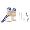 vidaXL Παιδική Χαρά Εξωτερικού Χώρου από Μασίφ Ξύλο Πεύκου