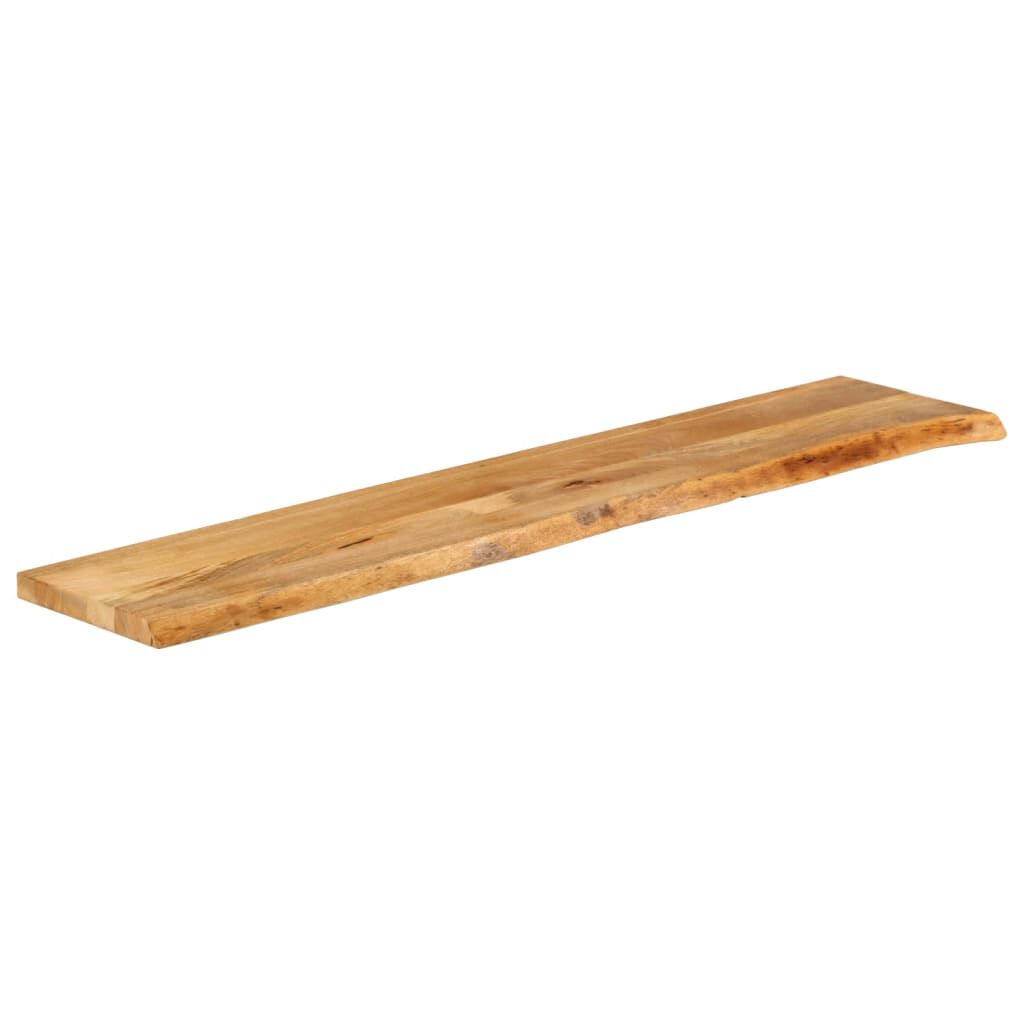 vidaXL Επιφάνεια Τραπεζιού 180x30x3,8 εκ. Live Edge Μασίφ Ξύλο Μάνγκο