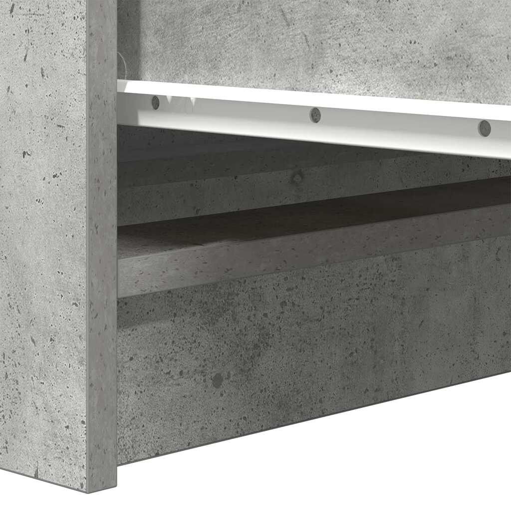 vidaXL Ντουλάπι Γκρι Σκυροδέματος 100x35x99 εκ. Επεξεργασμένο Ξύλο