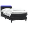 vidaXL &Kappa;&rho;&epsilon;&beta;ά&tau;&iota; Boxspring &mu;&epsilon; &Sigma;&tau;&rho;ώ&mu;&alpha; & LED &Mu;&alpha;ύ&rho;&omicron; 90x220 &epsilon;&kappa;. &Beta;&epsilon;&lambda;&omicron;ύ&delta;&iota;&nu;&omicron;