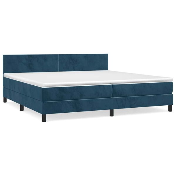 vidaXL &Kappa;&rho;&epsilon;&beta;ά&tau;&iota; Boxspring &mu;&epsilon; &Sigma;&tau;&rho;ώ&mu;&alpha; &Sigma;&kappa;&omicron;ύ&rho;&omicron; &Mu;&pi;&lambda;&epsilon; 200x200 &epsilon;&kappa;. &Beta;&epsilon;&lambda;&omicron;ύ&delta;&iota;&nu;&omicron;