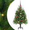 vidaXL &Chi;&rho;&iota;&sigma;&tau;&omicron;&upsilon;&gamma;&epsilon;&nu;&nu;&iota;ά&tau;&iota;&kappa;&omicron; &Delta;έ&nu;&tau;&rho;&omicron; &mu;&epsilon; 150 LED &mu;&epsilon; &beta;ά&sigma;&eta; &Pi;&rho;ά&sigma;&iota;&nu;&omicron; 120 cm PE