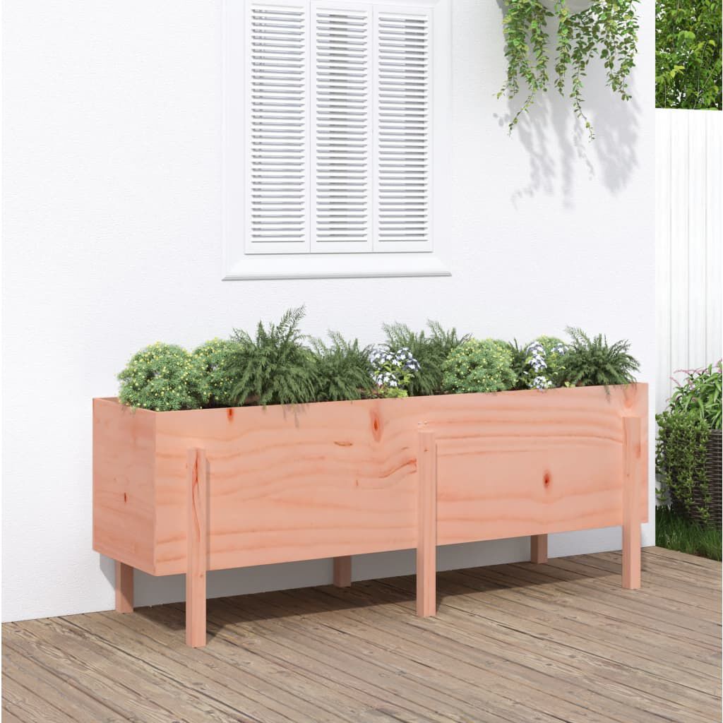 vidaXL Ζαρντινιέρα Υπερυψωμένη 160x50x57 εκ. Μασίφ Ξύλο Ψευδοτσούγκας