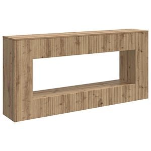 vidaXL &Tau;&rho;&alpha;&pi;έ&zeta;&iota; &kappa;&omicron;&nu;&sigma;ό&lambda;&alpha;&sigmaf; &Rho;&iota;&gamma;έ &Tau;&epsilon;&chi;&nu;ί&tau;&iota;&kappa;&eta; &Delta;&rho;&upsilon;&sigmaf; 155 x 29 x 74 &epsilon;&kappa;.