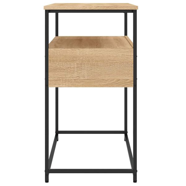 vidaXL Τραπέζι Κονσόλα Sonoma Δρυς 75x40x75 εκ. Επεξεργασμένο Ξύλο