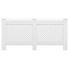 vidaXL Κάλυμμα Καλοριφέρ Λευκό 172 x 19 x 81,5 εκ. από MDF