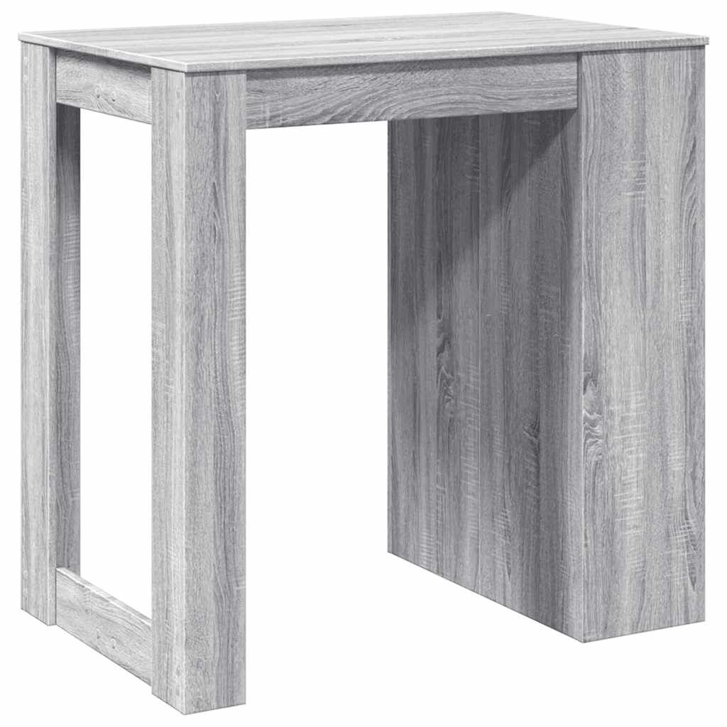 vidaXL Τραπέζι Μπαρ Γκρι Sonoma 102x70x103,5 εκ. Επεξεργ. Ξύλο