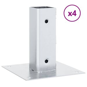 vidaXL &Beta;ά&sigma;&epsilon;&iota;&sigmaf; &sigma;&tau;ύ&lambda;&omega;&nu; &tau;&epsilon;&tau;&rho;ά&gamma;&omega;&nu;&epsilon;&sigmaf; 4 &tau;&epsilon;&mu;ά&chi;&iota;&alpha; &Alpha;&sigma;&eta;&mu;ί &Gamma;&alpha;&lambda;&beta;&alpha;&nu;&iota;&sigma;&mu;έ&nu;&omicron;&sigmaf; &chi;ά&lambda;&upsilon;&beta;&alpha;&sigmaf;