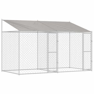 vidaXL &Kappa;&lambda;&omicron;&upsilon;&beta;ί &Sigma;&kappa;&upsilon;&lambda;&iota;&omicron;ύ &mu;&epsilon; &Sigma;&tau;έ&gamma;&eta; &Alpha;&sigma;&eta;&mu;ί 400 x 200 x 256 &epsilon;&kappa; &Chi;ά&lambda;&upsilon;&beta;&alpha;&sigmaf; &kappa;&alpha;&iota; PE