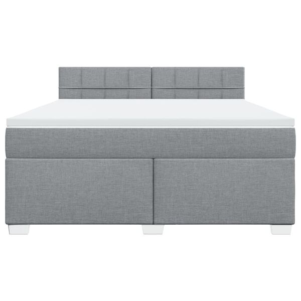 vidaXL &Kappa;&rho;&epsilon;&beta;ά&tau;&iota; Boxspring &mu;&epsilon; &Sigma;&tau;&rho;ώ&mu;&alpha; &Alpha;&nu;&omicron;&iota;&chi;&tau;ό &Gamma;&kappa;&rho;&iota; 180x200 &epsilon;&kappa;. &Upsilon;&phi;&alpha;&sigma;&mu;ά&tau;&iota;&nu;&omicron;