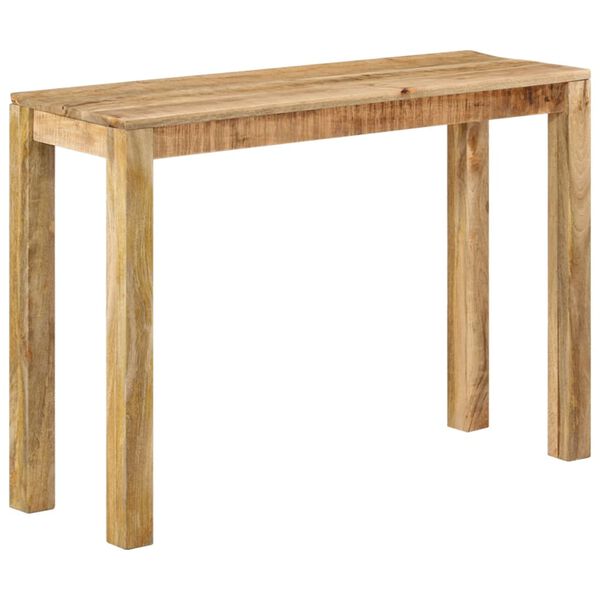 vidaXL Κονσόλα Τραπέζι 110 x 35 x 76 εκ. από Ακατέργαστο Ξύλο Μάνγκο
