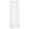 vidaXL Συρματοκιβώτιο Στύλος 50 x 50 x 180 εκ. Σιδερένιο