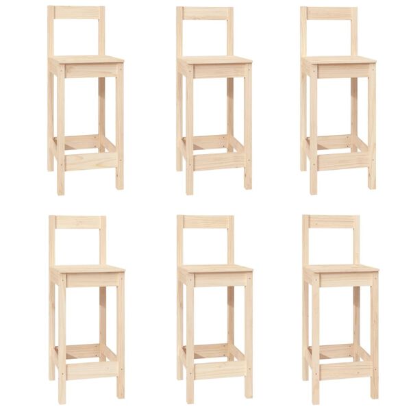 vidaXL &Sigma;&epsilon;&tau; &Epsilon;&pi;ί&pi;&lambda;&omega;&nu; &Mu;&pi;&alpha;&rho; 7 &Tau;&epsilon;&mu;&alpha;&chi;ί&omega;&nu; &alpha;&pi;ό &Mu;&alpha;&sigma;ί&phi; &Xi;ύ&lambda;&omicron; &Pi;&epsilon;ύ&kappa;&omicron;&upsilon;