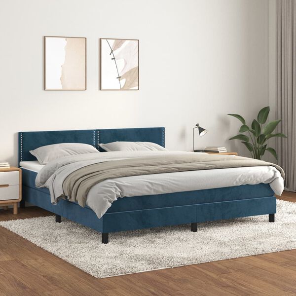 vidaXL &Kappa;&rho;&epsilon;&beta;ά&tau;&iota; Boxspring &mu;&epsilon; &Sigma;&tau;&rho;ώ&mu;&alpha; &Sigma;&kappa;&omicron;ύ&rho;&omicron; &Mu;&pi;&lambda;&epsilon; 180x200 &epsilon;&kappa;. &Beta;&epsilon;&lambda;&omicron;ύ&delta;&iota;&nu;&omicron;