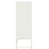 vidaXL Ντουλάπι Λευκό 68x39x111,5 εκ. από Χάλυβα