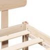 vidaXL Σκελετός Κρεβατιού Φυσικό 135 x 190 cm Στερεά ξυλεία πεύκου
