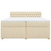 vidaXL &Kappa;&rho;&epsilon;&beta;ά&tau;&iota; Boxspring &mu;&epsilon; &Sigma;&tau;&rho;ώ&mu;&alpha; &Kappa;&rho;&epsilon;&mu; 200x200 &epsilon;&kappa;. &Upsilon;&phi;&alpha;&sigma;&mu;ά&tau;&iota;&nu;&omicron;