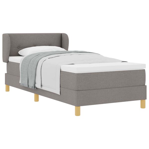vidaXL &Kappa;&rho;&epsilon;&beta;ά&tau;&iota; &mu;&epsilon; &epsilon;&lambda;&alpha;&tau;ή&rho;&iota;&alpha; &mu;&epsilon; &sigma;&tau;&rho;ώ&mu;&alpha; Taupe 80 x 200 cm ύ&phi;&alpha;&sigma;&mu;&alpha;