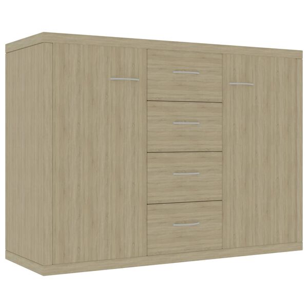 vidaXL Μπουφές Sonoma Δρυς 88 x 30 x 65 εκ. από Επεξ. Ξύλο
