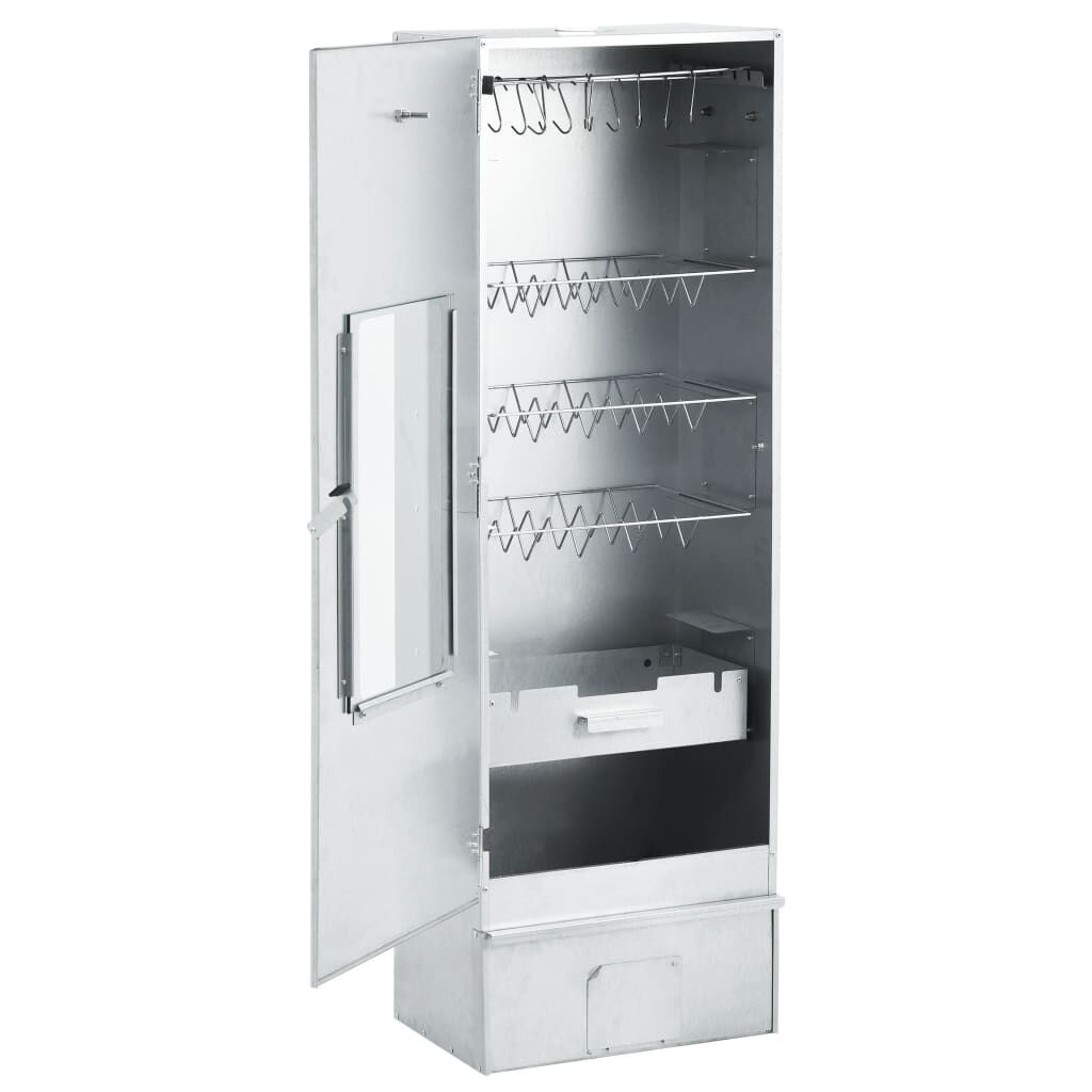 vidaXL Φούρνος Καπνίσματος 44,5 x 29 x 124 εκ. με Πριονίδι 1 κ.
