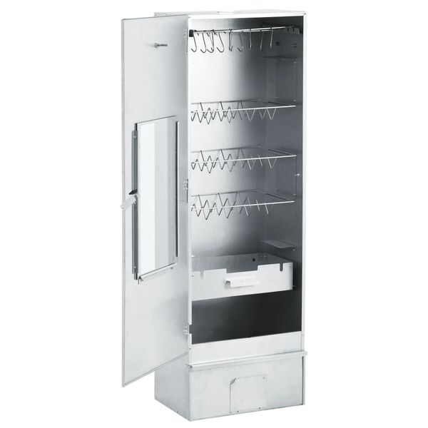 vidaXL Φούρνος Καπνίσματος 44,5 x 29 x 124 εκ. με Πριονίδι 1 κ.