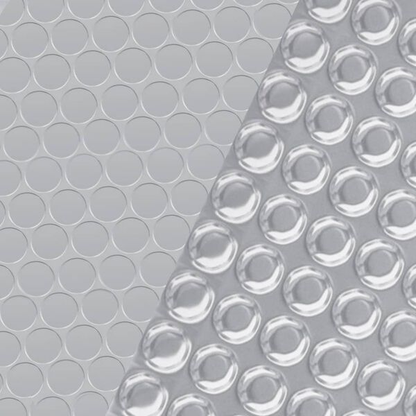 vidaXL Κάλυμμα Πισίνας Ασημί 600x300 εκ. από Πολυαιθυλένιο