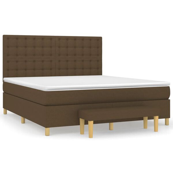 vidaXL &Kappa;&rho;&epsilon;&beta;ά&tau;&iota; Boxspring &mu;&epsilon; &Sigma;&tau;&rho;ώ&mu;&alpha; &Sigma;&kappa;&omicron;ύ&rho;&omicron; &Kappa;&alpha;&phi;έ 180x200 &epsilon;&kappa; &Upsilon;&phi;&alpha;&sigma;&mu;ά&tau;&iota;&nu;&omicron;