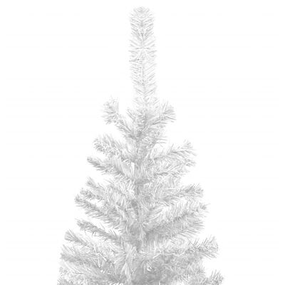 vidaXL Χριστουγεν Δέντρο Τεχνητό Προφωτισμένο Μπάλες Λευκό 240 εκ L