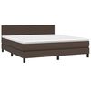 vidaXL &Kappa;&rho;&epsilon;&beta;ά&tau;&iota; Boxspring &mu;&epsilon; &Sigma;&tau;&rho;ώ&mu;&alpha; & LED &Kappa;&alpha;&phi;έ 180x200 &epsilon;&kappa;. &Sigma;&upsilon;&nu;&theta;. &Delta;έ&rho;&mu;&alpha;